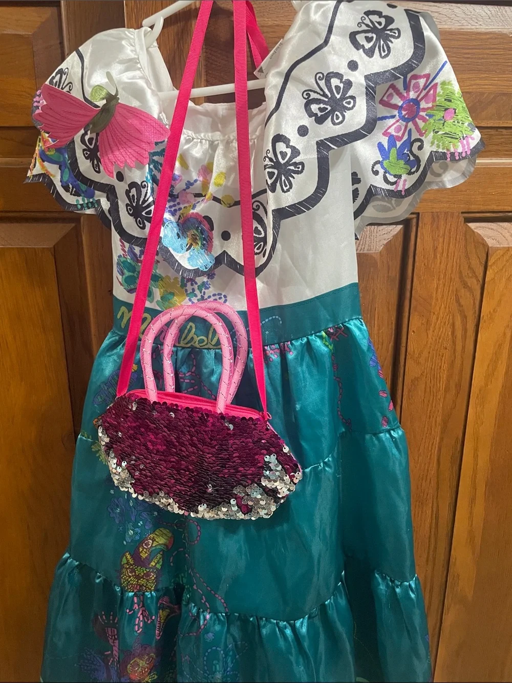 Lot of 3 character dress up costumes previously loved Sz.4/6x dresses good cond